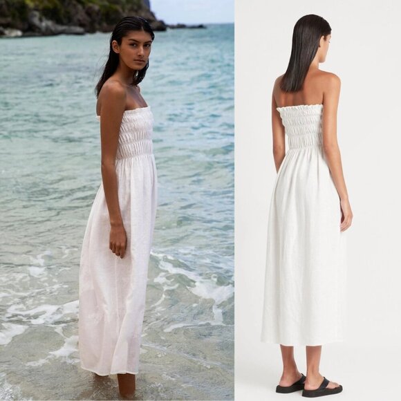 SIR the label Cream Maxi Dress for Elegant Occasions - Picture 16 of 16